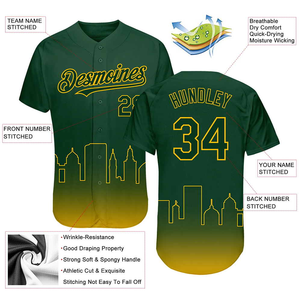 Sublimation Baseball Uniform Jersey Shirts